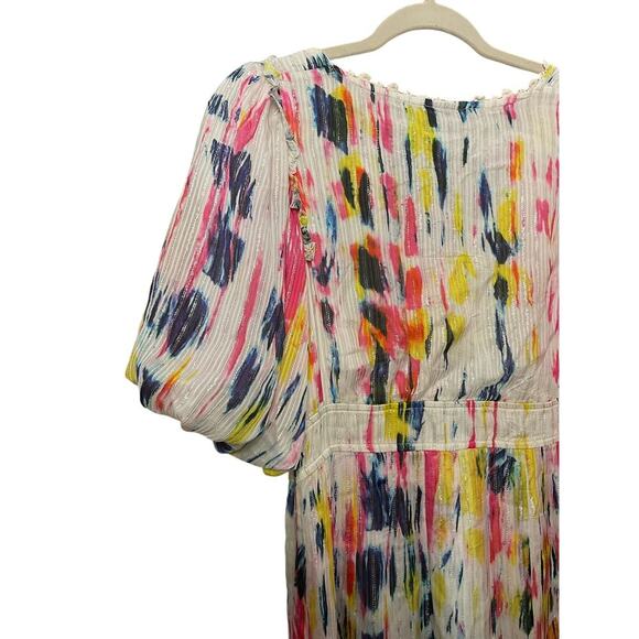 Hemant and Nandita Multicolor Midi Dress - Picture 7 of 8